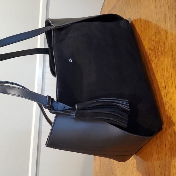 Mark & Graham Black Shoulder Bag with Tassel - Picture 2 of 15